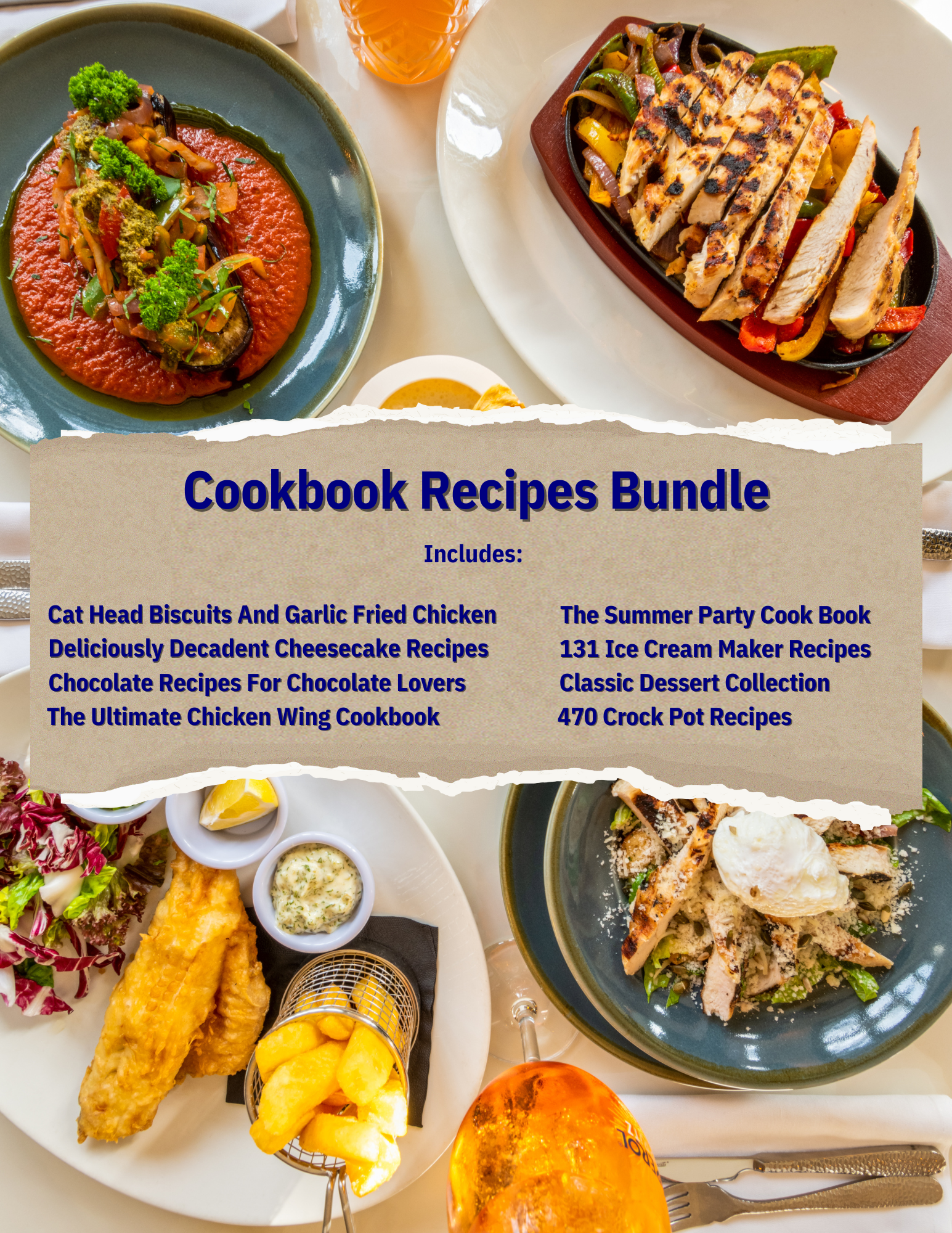 Cookbook Bundle: Southern, Cheesecake, Chocolate & Crockpot Recipes product image