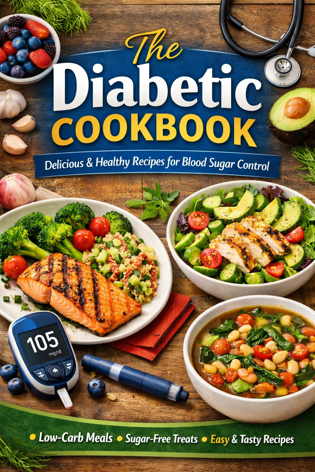 500+ Diabetic-Friendly Recipes (Digital Cookbook PDF) product image