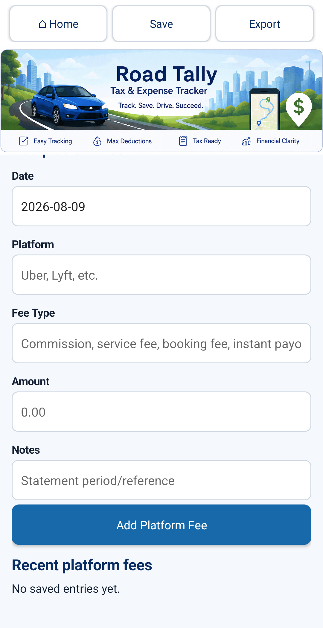 Drive Share Tax & Expense Tracker for Android Devices - preview 19