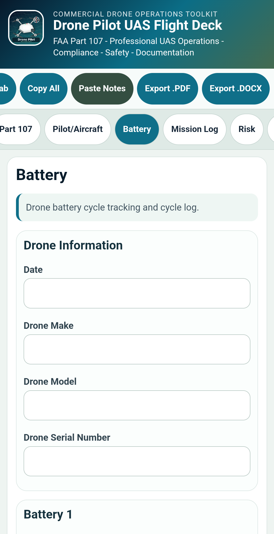 Drone Pilot UAS Flight Deck – Professional Android App for Commercial Drone Pilots preview 17