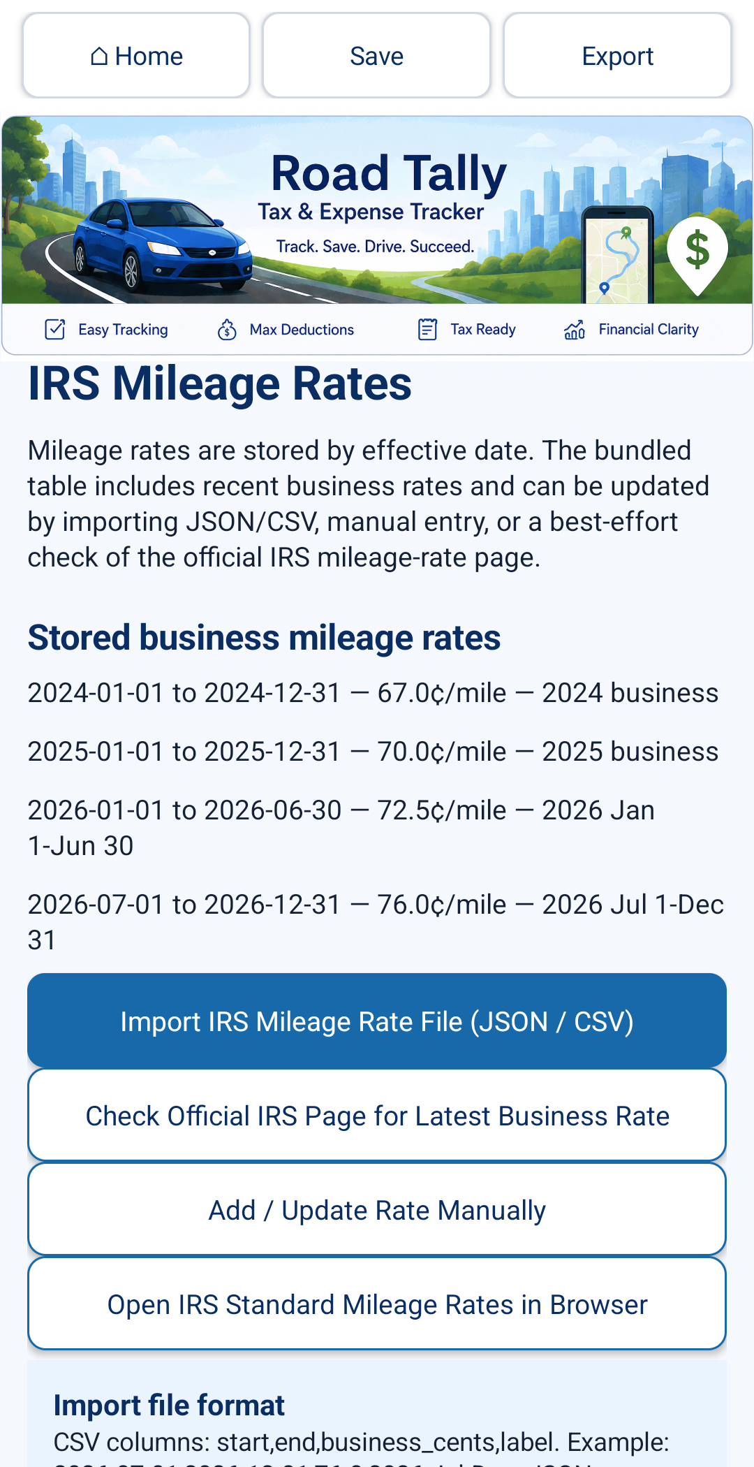 Drive Share Tax & Expense Tracker for Android Devices - preview 4