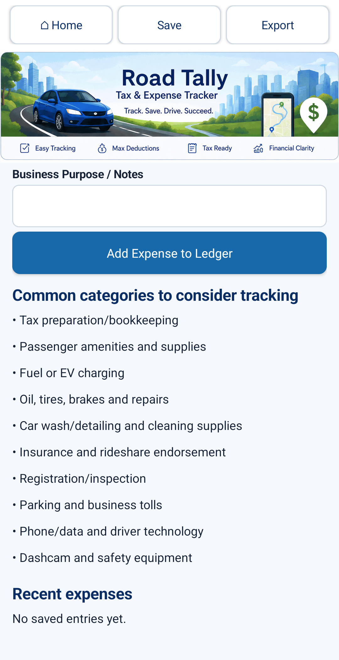 Drive Share Tax & Expense Tracker for Android Devices - preview 17