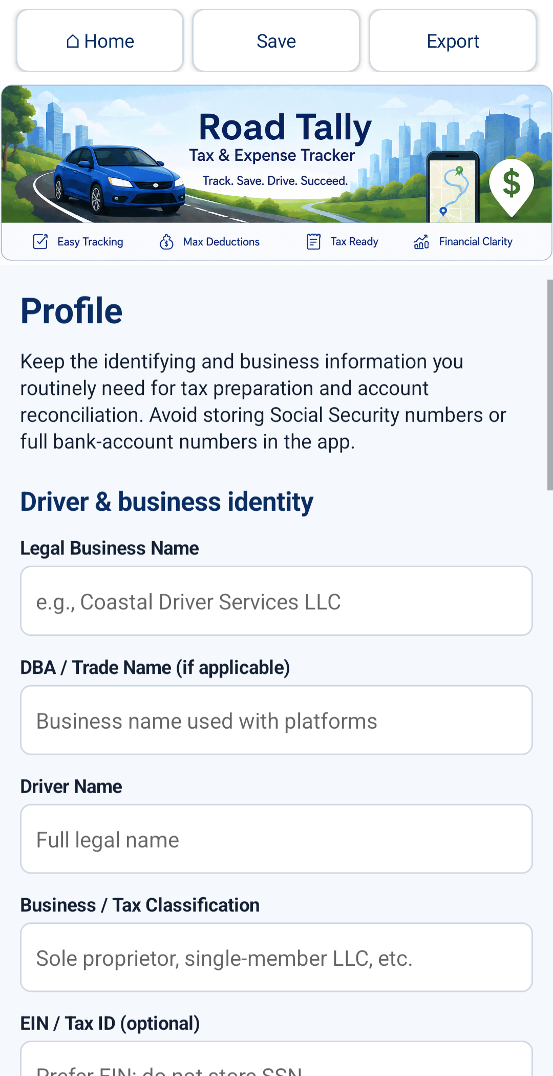 Drive Share Tax & Expense Tracker for Android Devices - preview 10