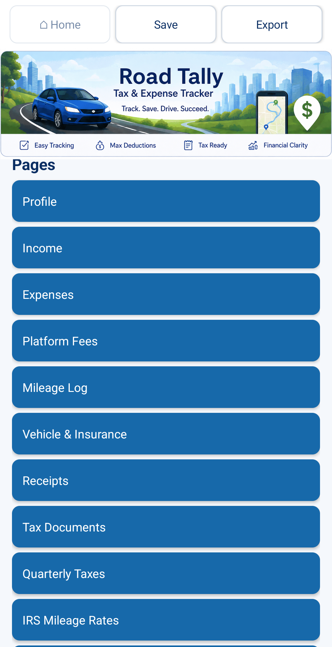 Drive Share Tax & Expense Tracker for Android Devices - preview 8