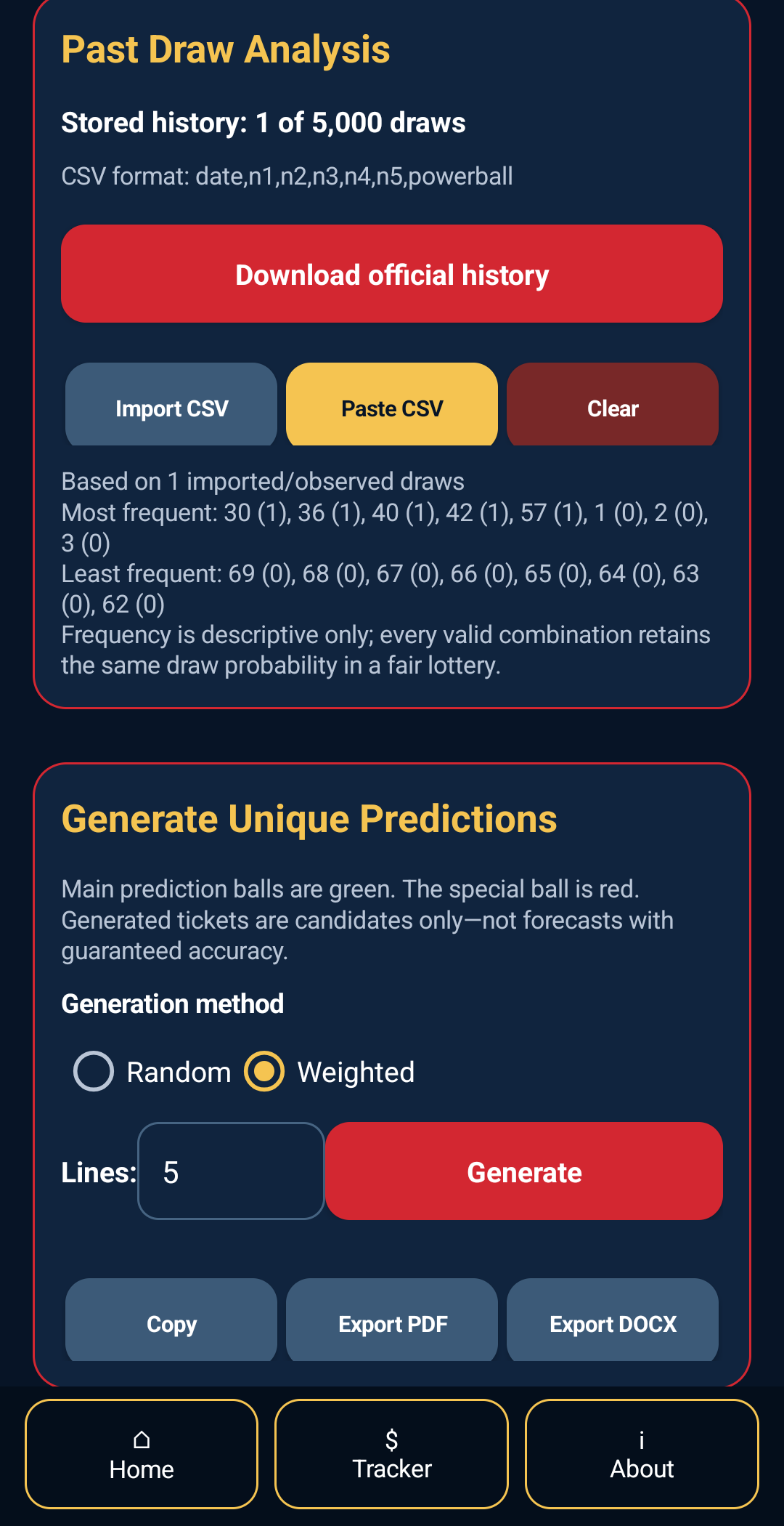 Lotto Picker, Powerball, Mega Millions, Cash for Life (Android App) preview 9