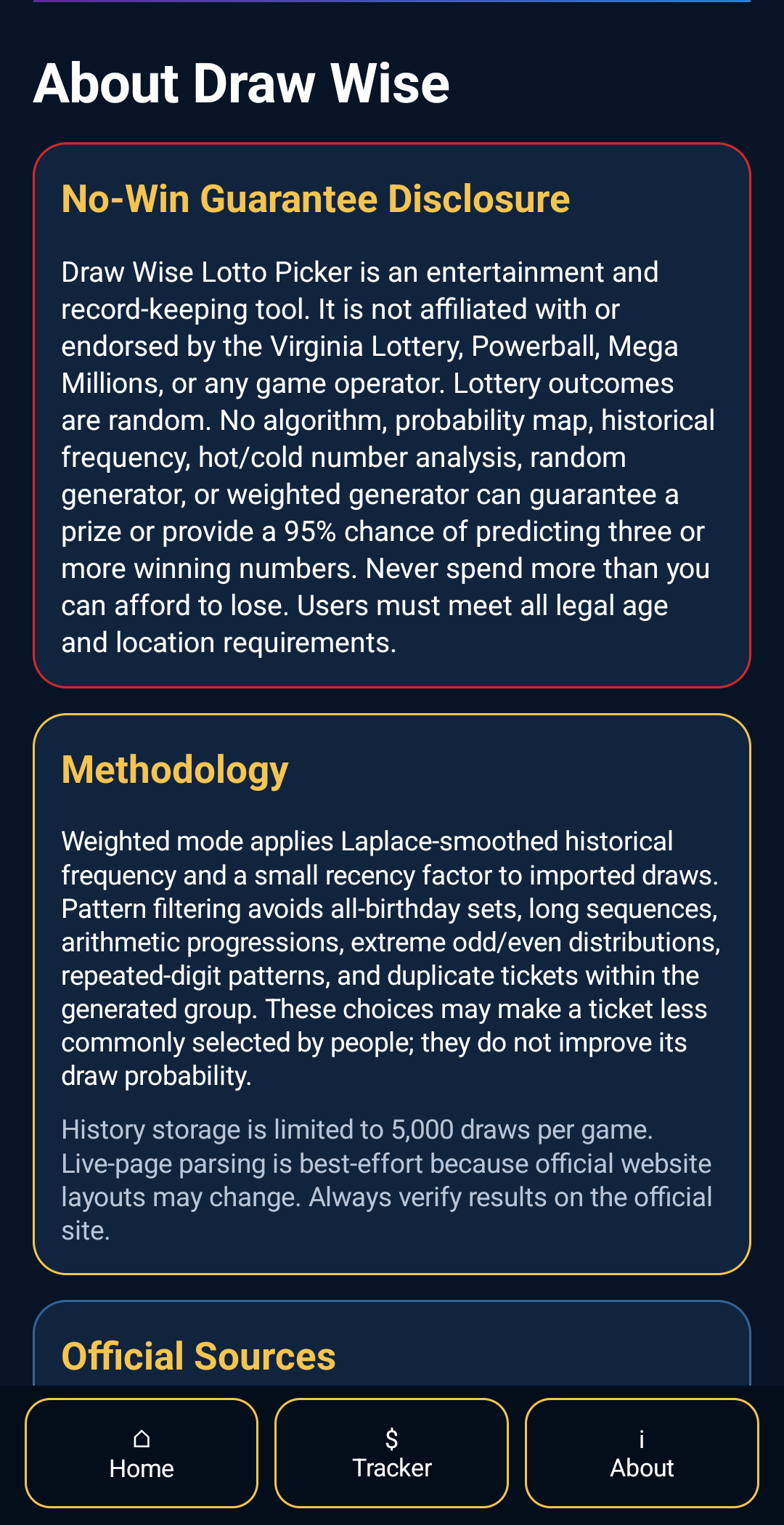 Lotto Picker, Powerball, Mega Millions, Cash for Life (Android App) preview 15