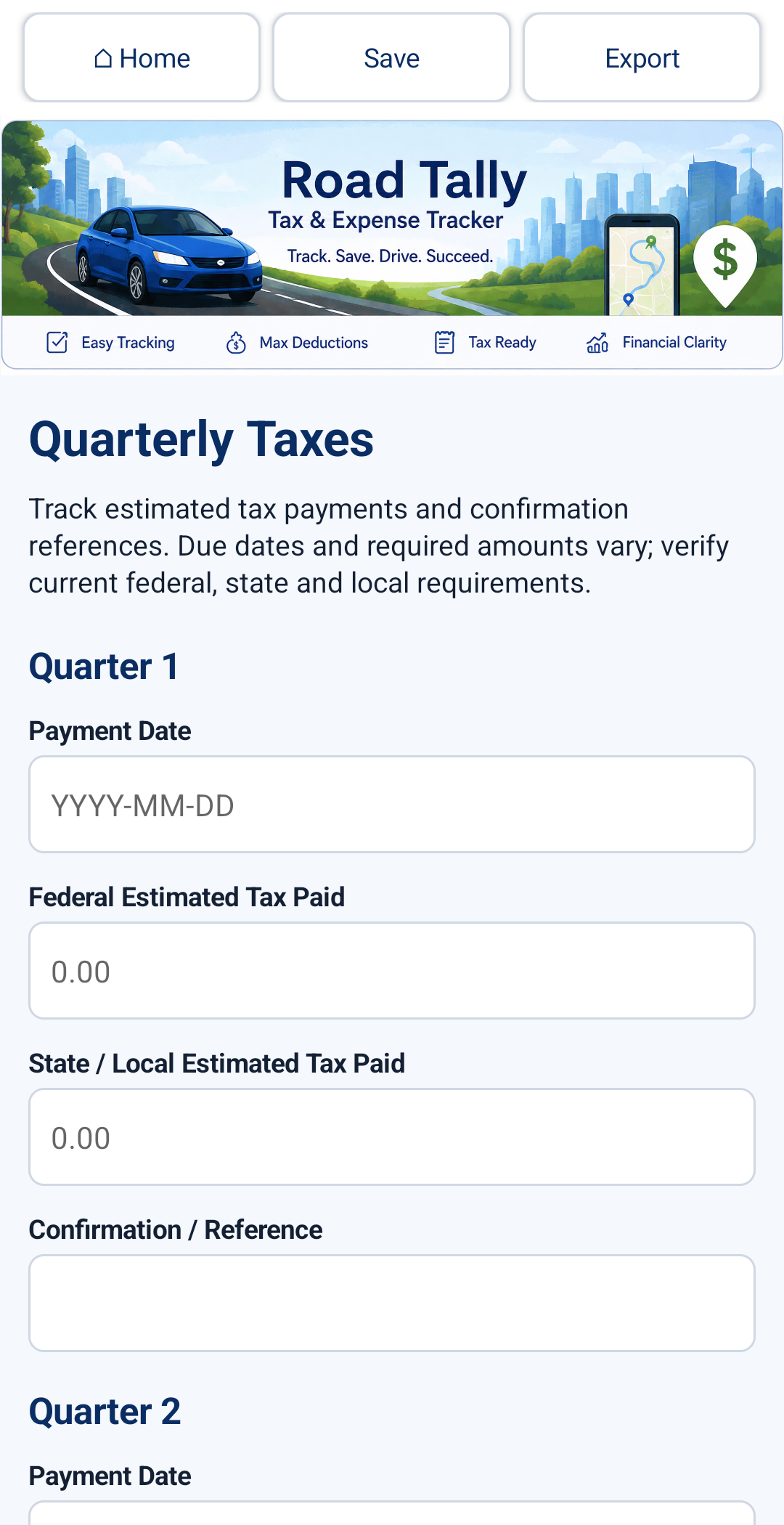 Drive Share Tax & Expense Tracker for Android Devices - preview 5