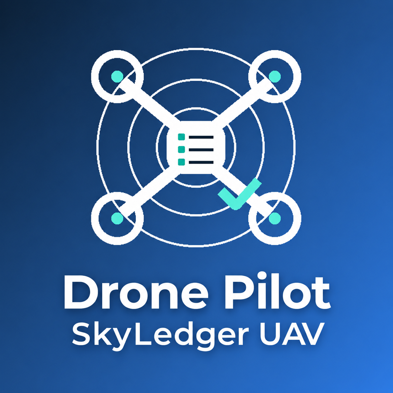 Drone Pilot SkyLedger UAV App, Android Flight Logbook, Remote ID, LAANC, Weather - Personal Use product image