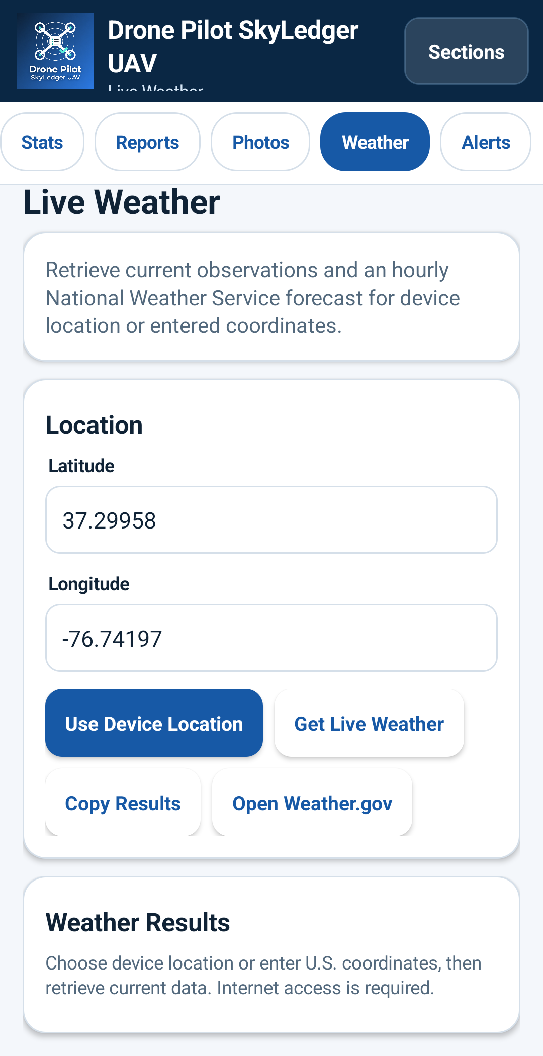 Drone Pilot SkyLedger UAV App, Android Flight Logbook, Remote ID, LAANC, Weather - Personal Use preview 9