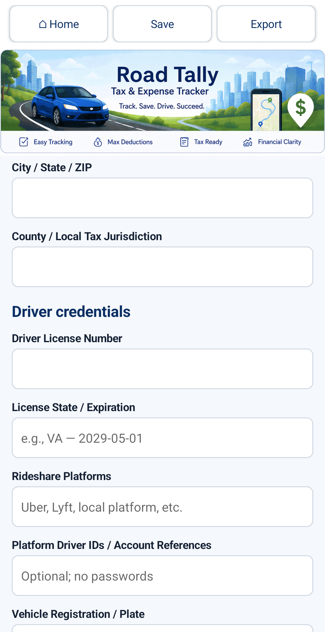 Drive Share Tax & Expense Tracker for Android Devices - preview 12