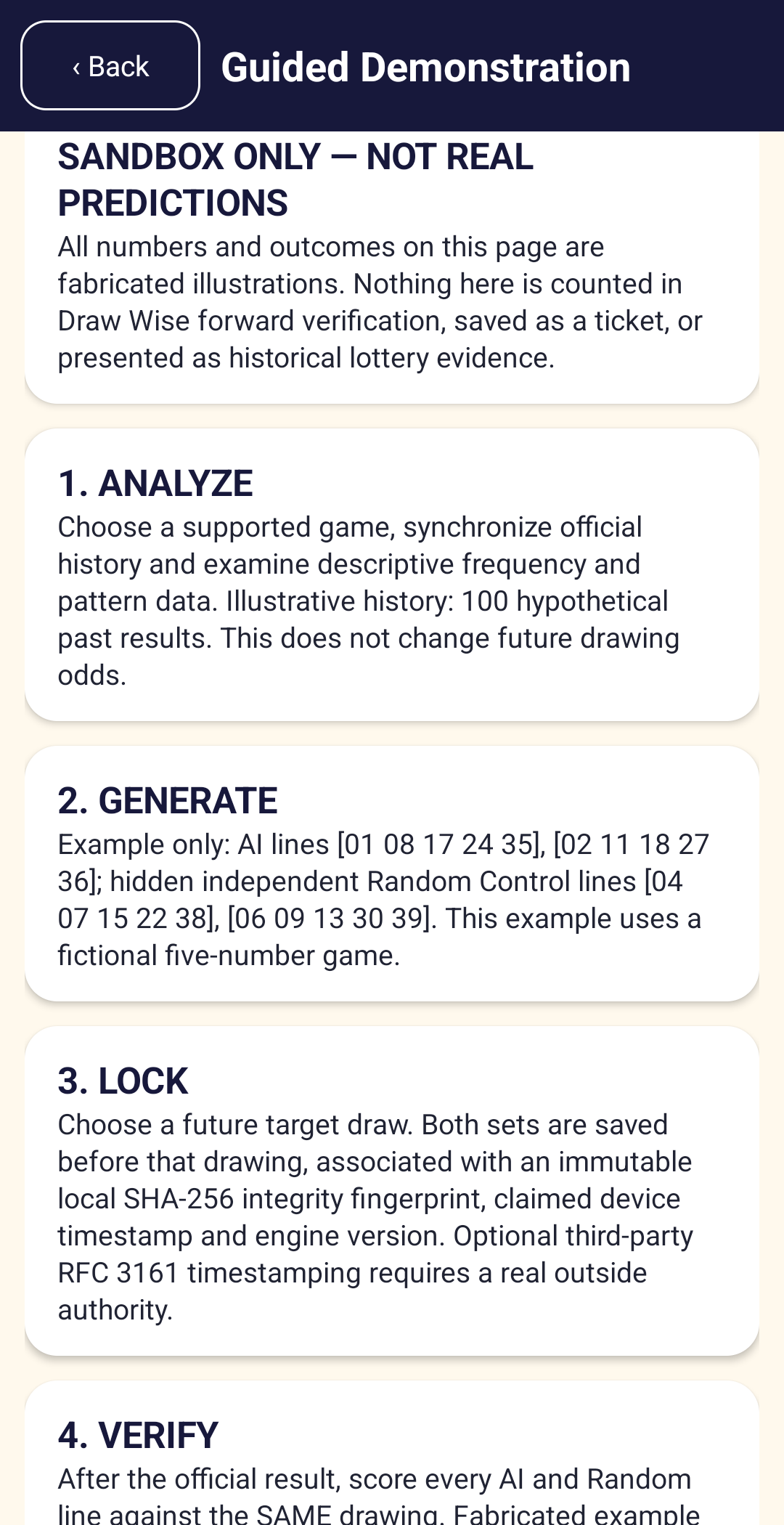 Draw Wise Lotto Picker Android App | Powerball, Mega Millions & AI Lottery Number Analysis preview 10
