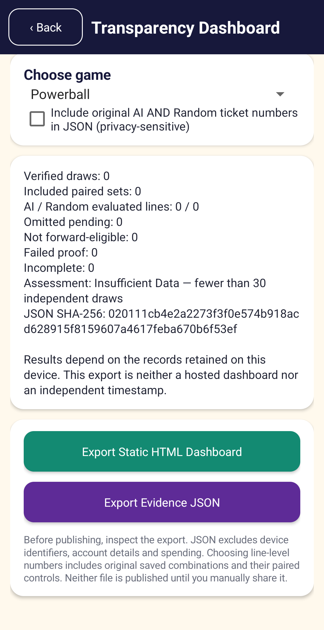 Draw Wise Lotto Picker Android App | Powerball, Mega Millions & AI Lottery Number Analysis preview 13