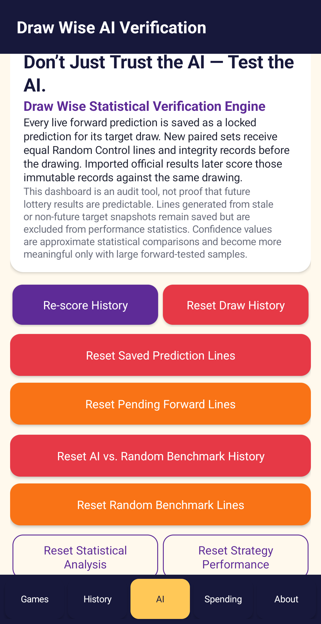 Draw Wise Lotto Picker Android App | Powerball, Mega Millions & AI Lottery Number Analysis preview 16