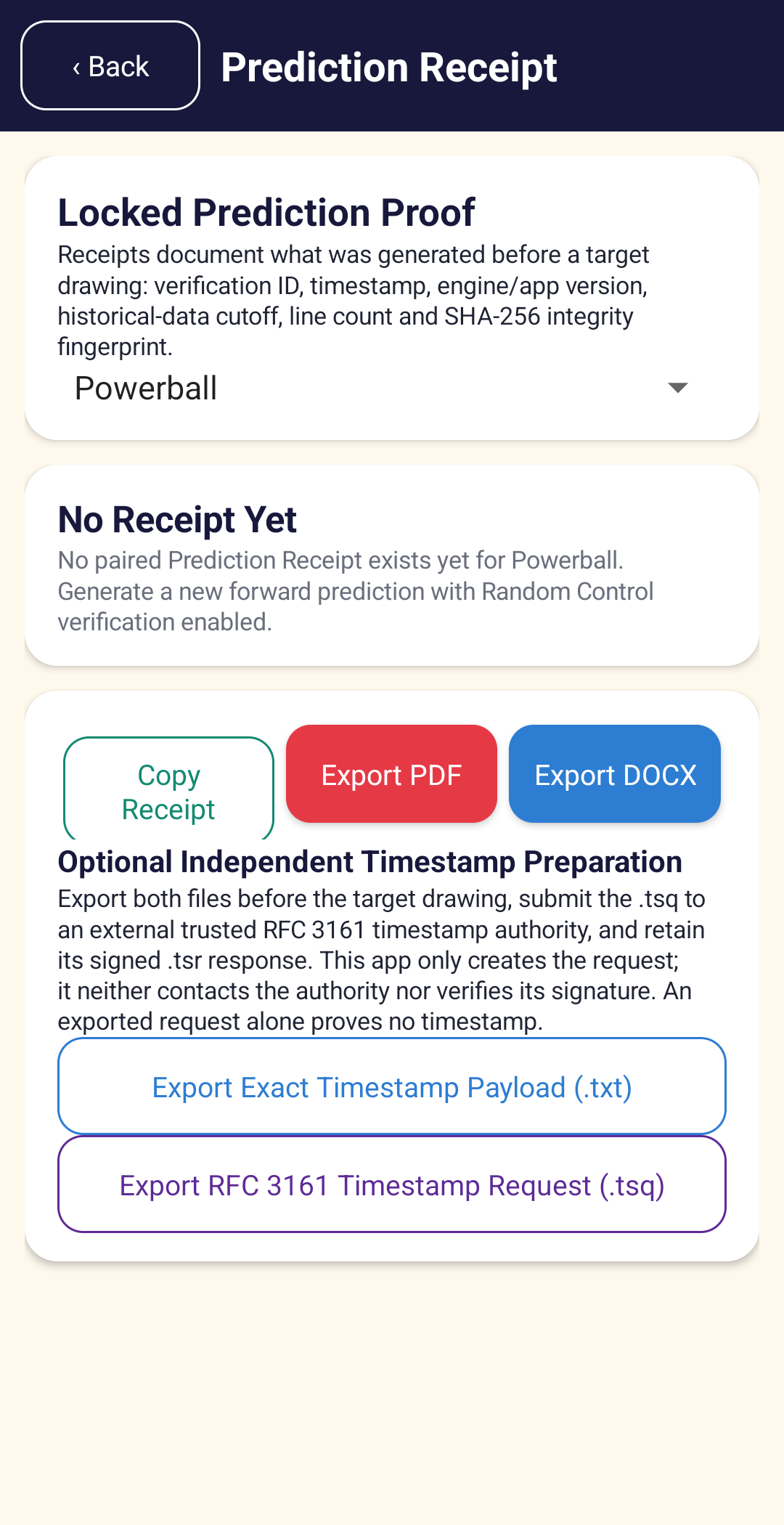 Draw Wise Lotto Picker Android App | Powerball, Mega Millions & AI Lottery Number Analysis preview 8
