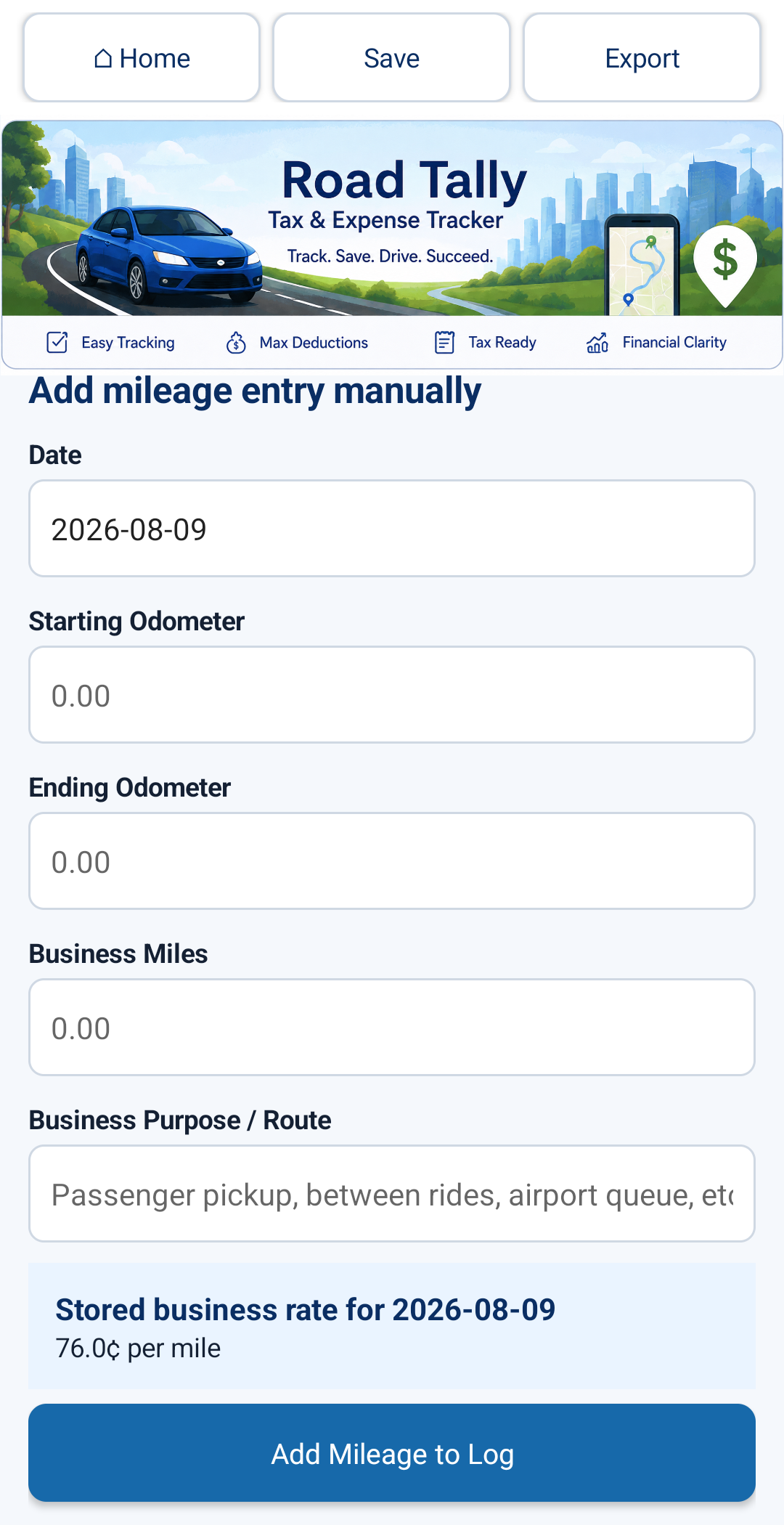 Drive Share Tax & Expense Tracker for Android Devices - preview 21