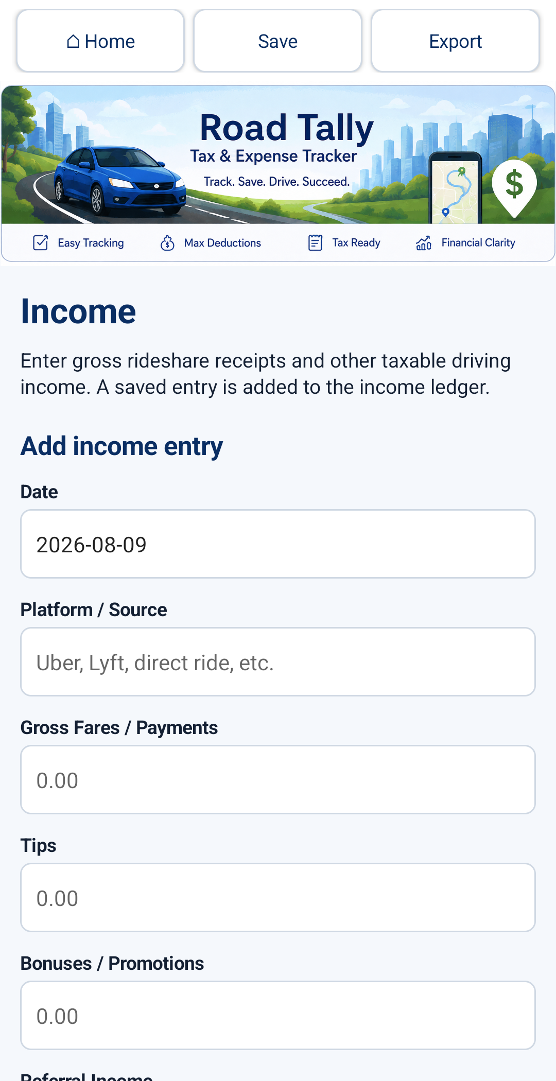 Drive Share Tax & Expense Tracker for Android Devices - preview 14