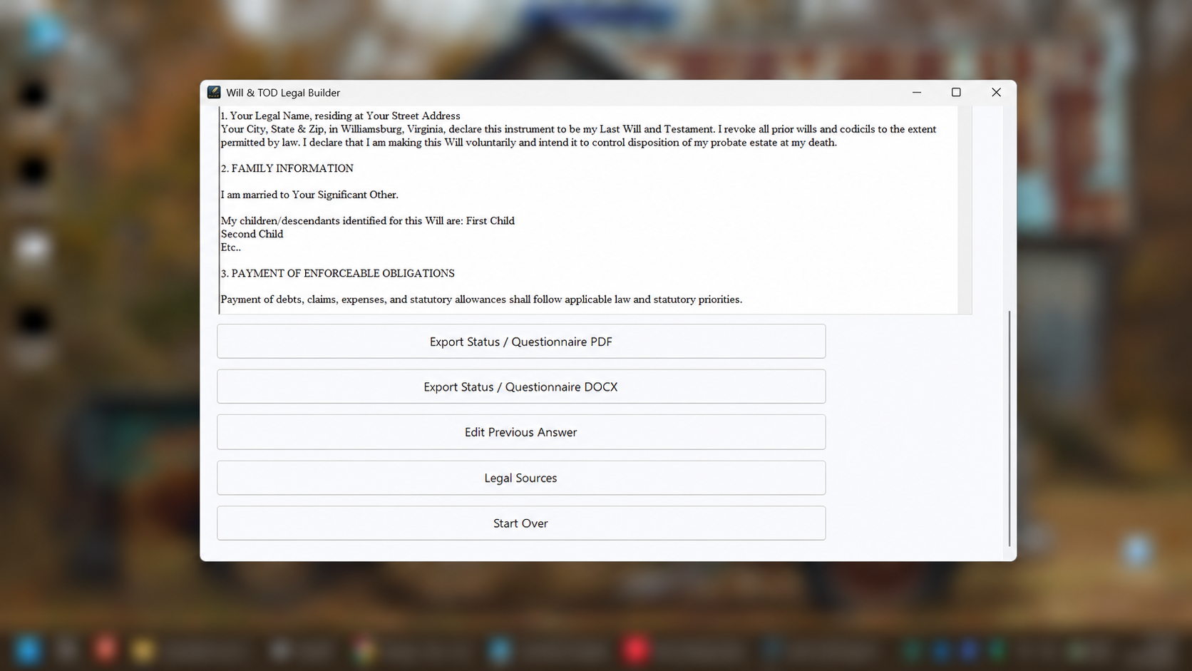Will & TOD Document Builder Bundle preview 20